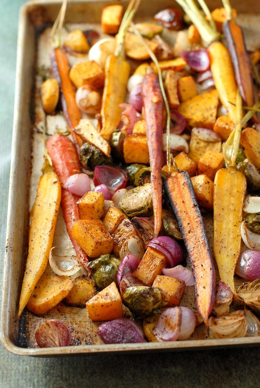 Fall Roasted Vegetables
 Balsamic Roasted Fall Ve ables with Sumac