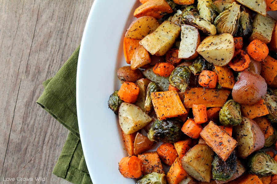 Fall Roasted Vegetables
 Roasted Fall Ve ables Love Grows Wild