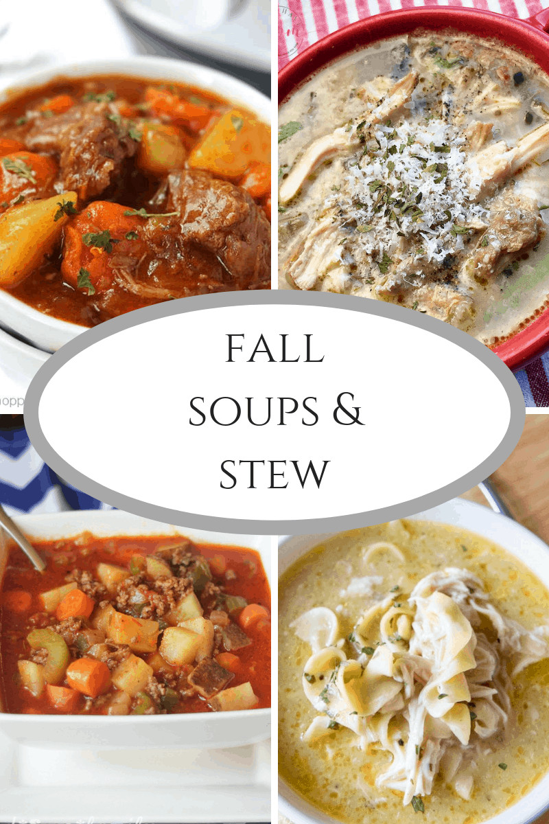 Fall Soup And Stew Recipes
 Best Fall Soups and Stew at IMM 235 Domestically Speaking