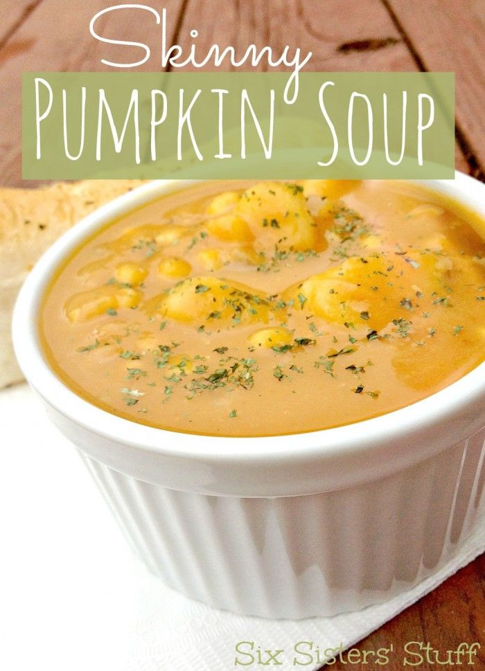 Fall Soups Healthy
 Skinny Pumpkin Soup Recipe