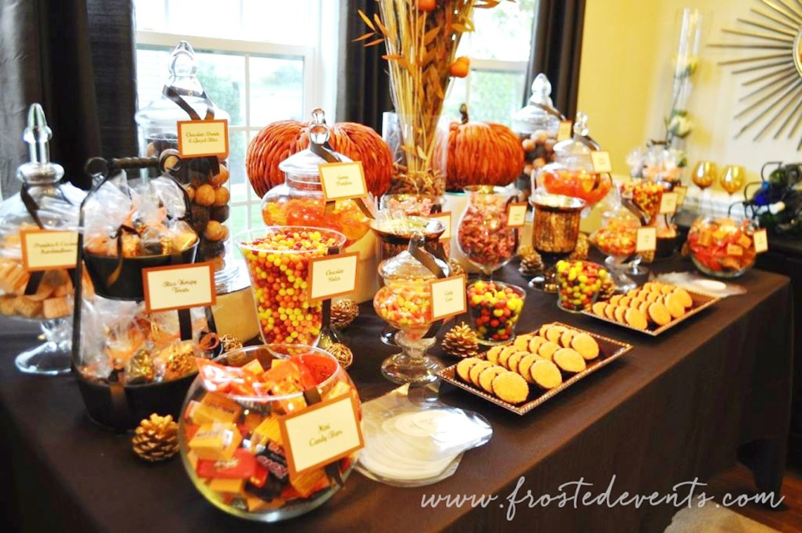 Fall Theme Desserts
 DIY Dessert Table For Wedding or Party