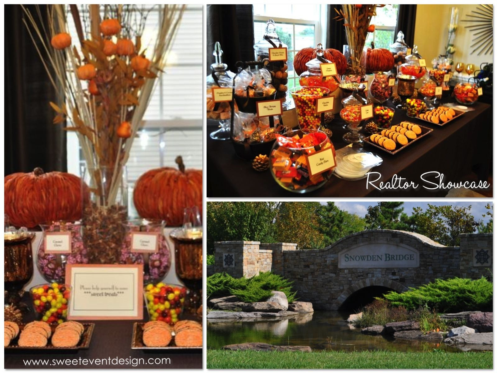 Fall Theme Desserts
 fall themed candy tables