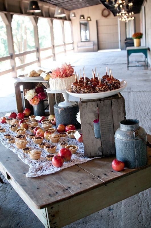 Fall Theme Desserts
 Best 25 Fall wedding desserts ideas on Pinterest