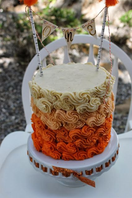 Fall Themed Birthday Cake
 Fall themed first birthday cake