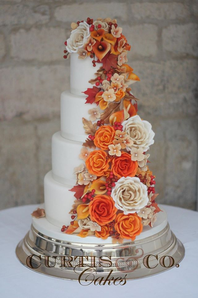 Fall Themed Wedding Cakes
 Beautiful Wedding Cakes from Curtis & Co