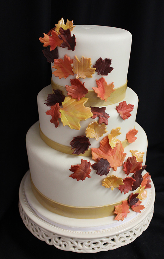 Fall Wedding Cakes
 We Love Fall Weddings