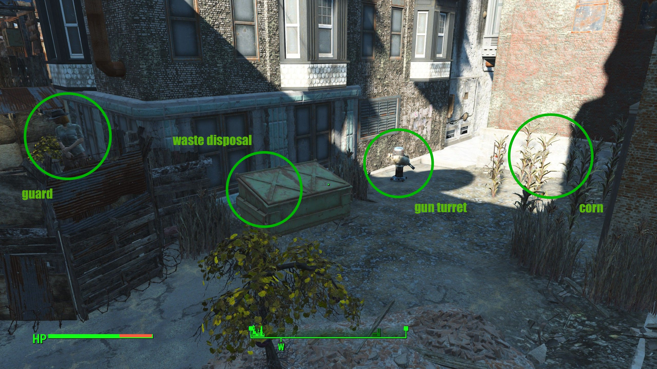 Fallout 4 Corn
 The great Fallout 4 sustainable housing experiment