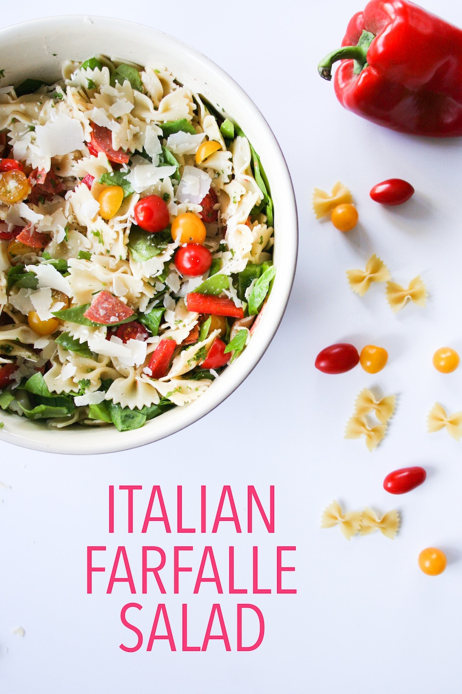 Farfalle Pasta Salad Recipes
 Simple Summer Farfalle Pasta Salad