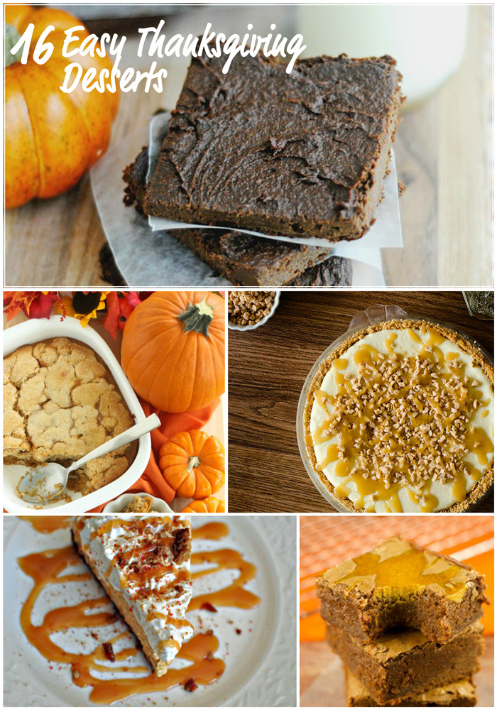 Festive Thanksgiving Desserts
 Easy Thanksgiving Dessert Recipes