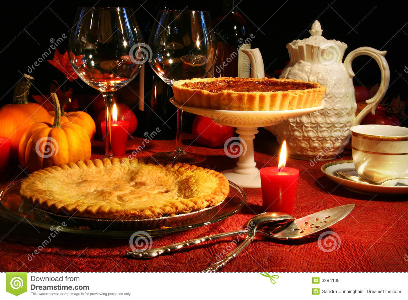 Festive Thanksgiving Desserts
 Festive Desserts Royalty Free Stock Image