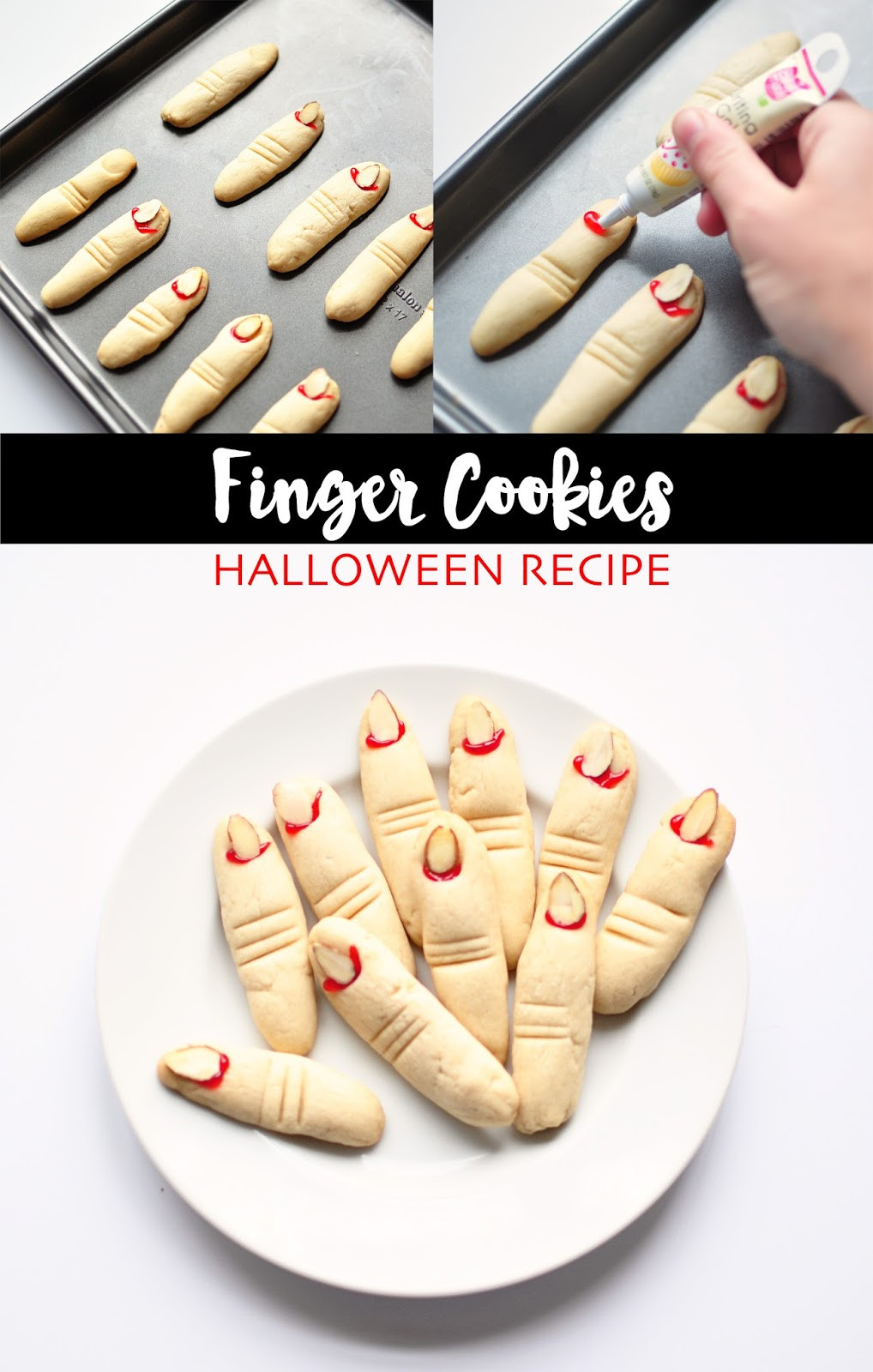 Finger Cookies Halloween
 Little Sloth Finger Cookies Halloween