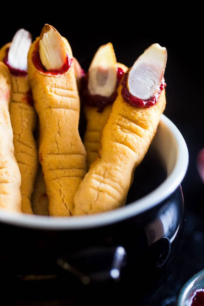 Finger Cookies Halloween
 Paleo Witch Finger Cookies Vegan