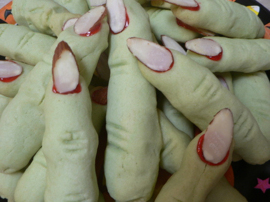 Fingers Cookies Halloween
 Halloween Finger Cookies Recipe Genius Kitchen