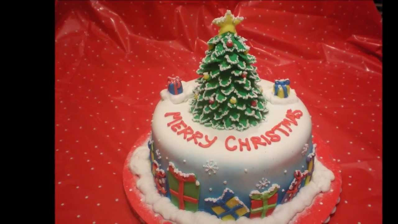Fondant Christmas Cakes
 Christmas Ideas Fondant Cakes