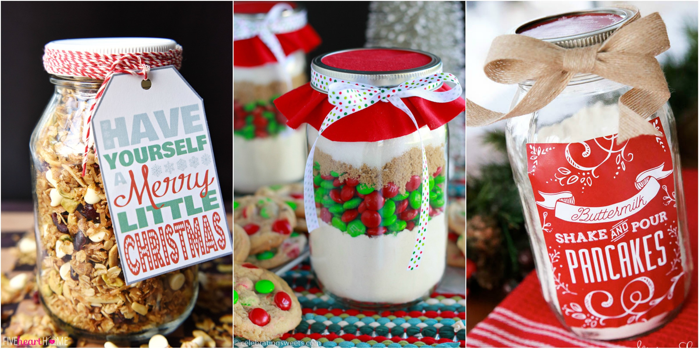 Food Gifts For Christmas
 34 Mason Jar Christmas Food Gifts – Recipes for Gifts in a