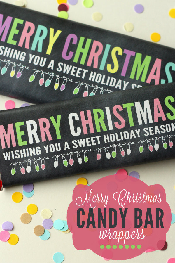 Free Printable Christmas Candy Bar Wrappers
 Christmas Cookie Jar Gift Idea