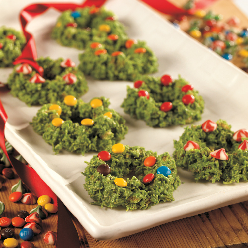 Fun Christmas Cookies Recipe
 Wreath Cookies Recipe
