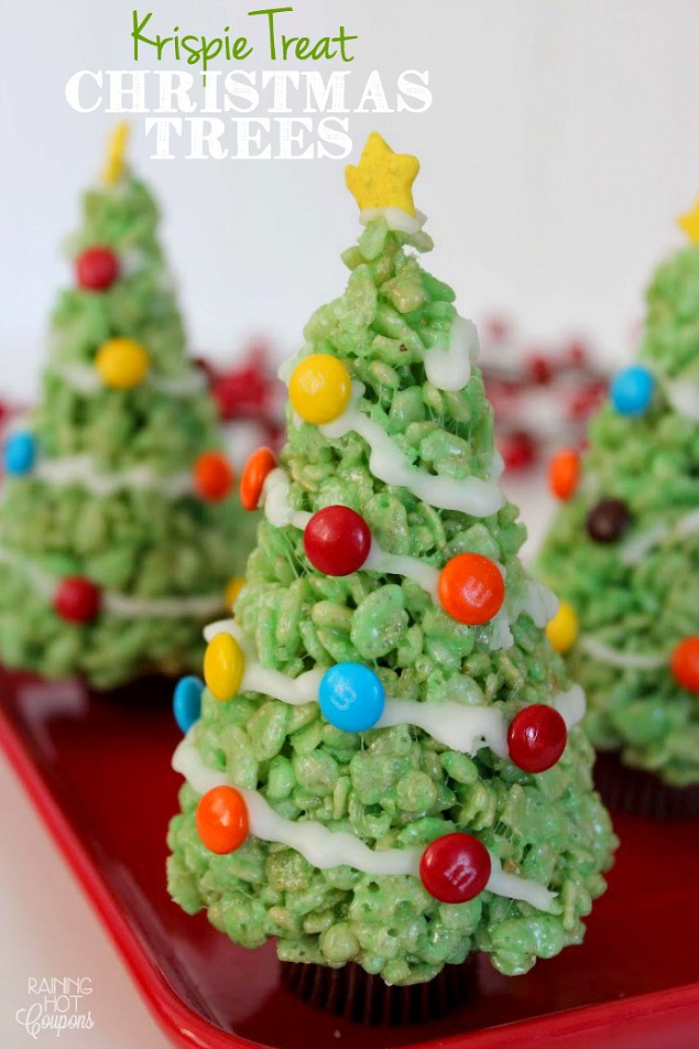 Fun Christmas Desserts Recipes
 Christmas Rice Krispie Treats Clean and Scentsible