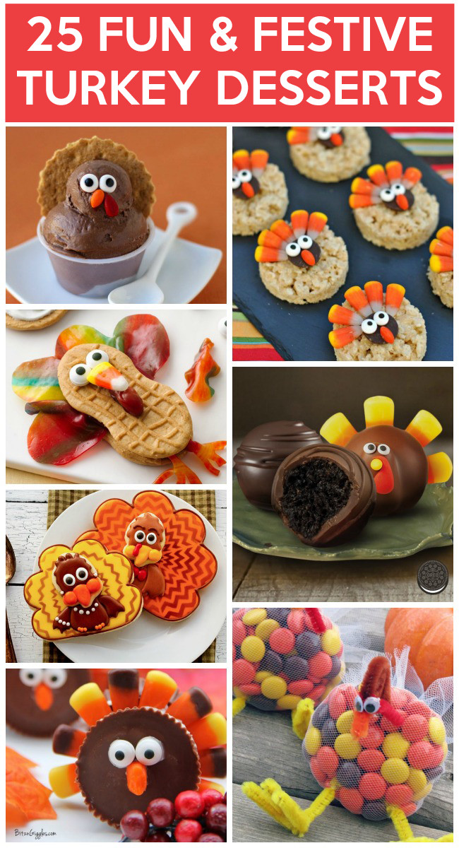 Fun Fall Desserts
 25 Yummy Turkey Desserts To Make