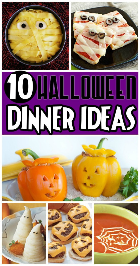 Fun Halloween Dinners Ideas
 50 FUN Halloween Foods Halloween Themed Food for Every Meal