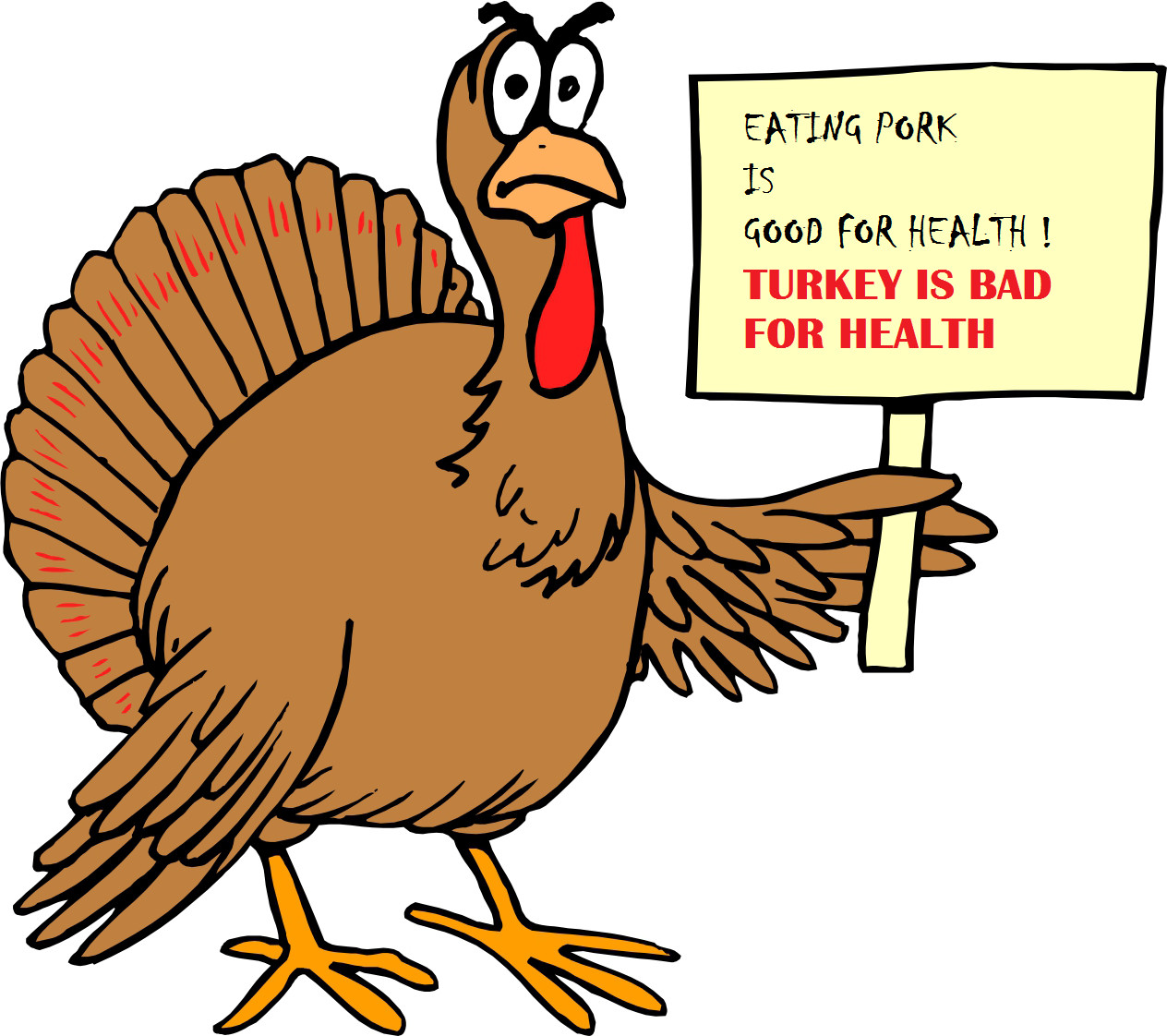 Funny Thanksgiving Turkey
 Inspirational & Funny Thanksgiving Quotes & Sayings With Image