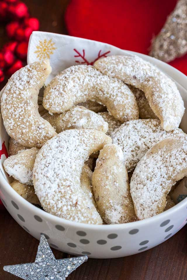 German Christmas Cookies Recipes
 Vanillekipferl German Vanilla Crescent Cookies
