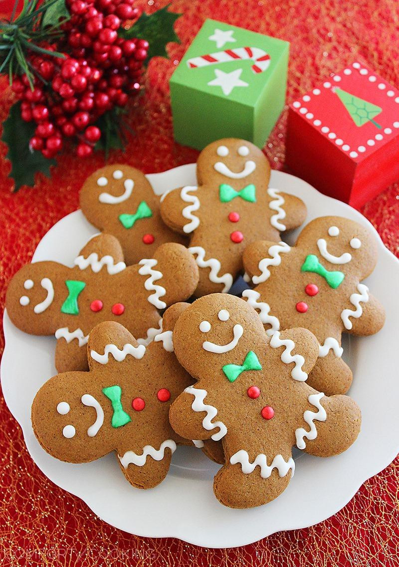 Gingerbread Christmas Cookies
 Spiced Gingerbread Man Cookies
