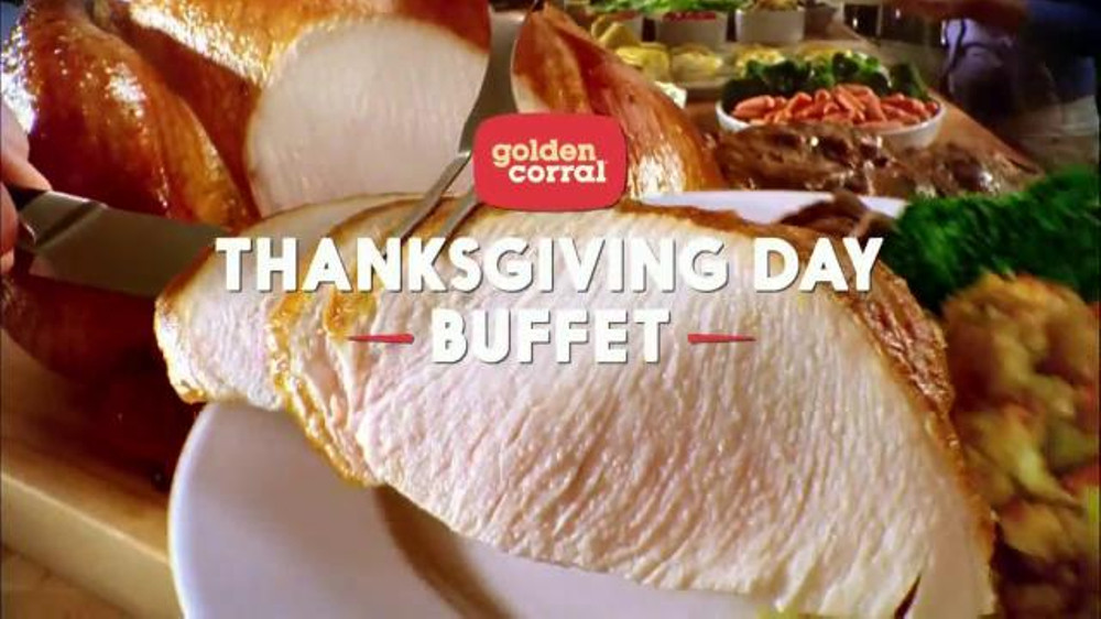 Golden Corral Thanksgiving Dinner To Go
 Golden Corral Thanksgiving Day Buffet TV mercial New