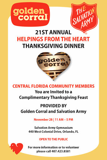 Golden Corral Thanksgiving Dinner To Go
 Florida Culture for the Week of November 25 by Josh