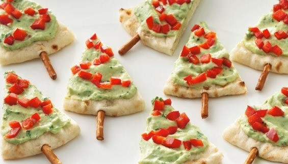 Good Christmas Appetizers
 Pita Christmas Tree Appetizers Great For Holiday Parties