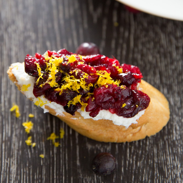 Good Thanksgiving Appetizers
 Roasted Cranberry and Orange Crostini — Tastes Lovely