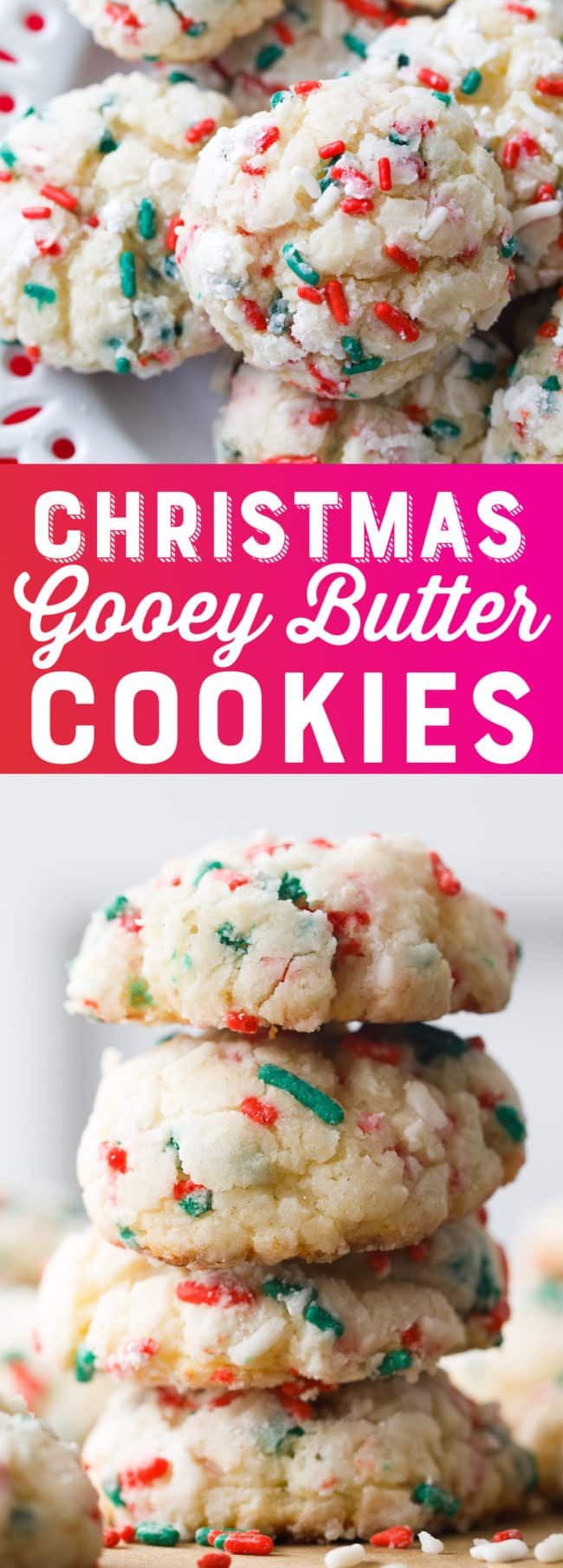 Gooey Butter Christmas Cookies
 Christmas Gooey Butter Cookies Recipe Gooey Butter