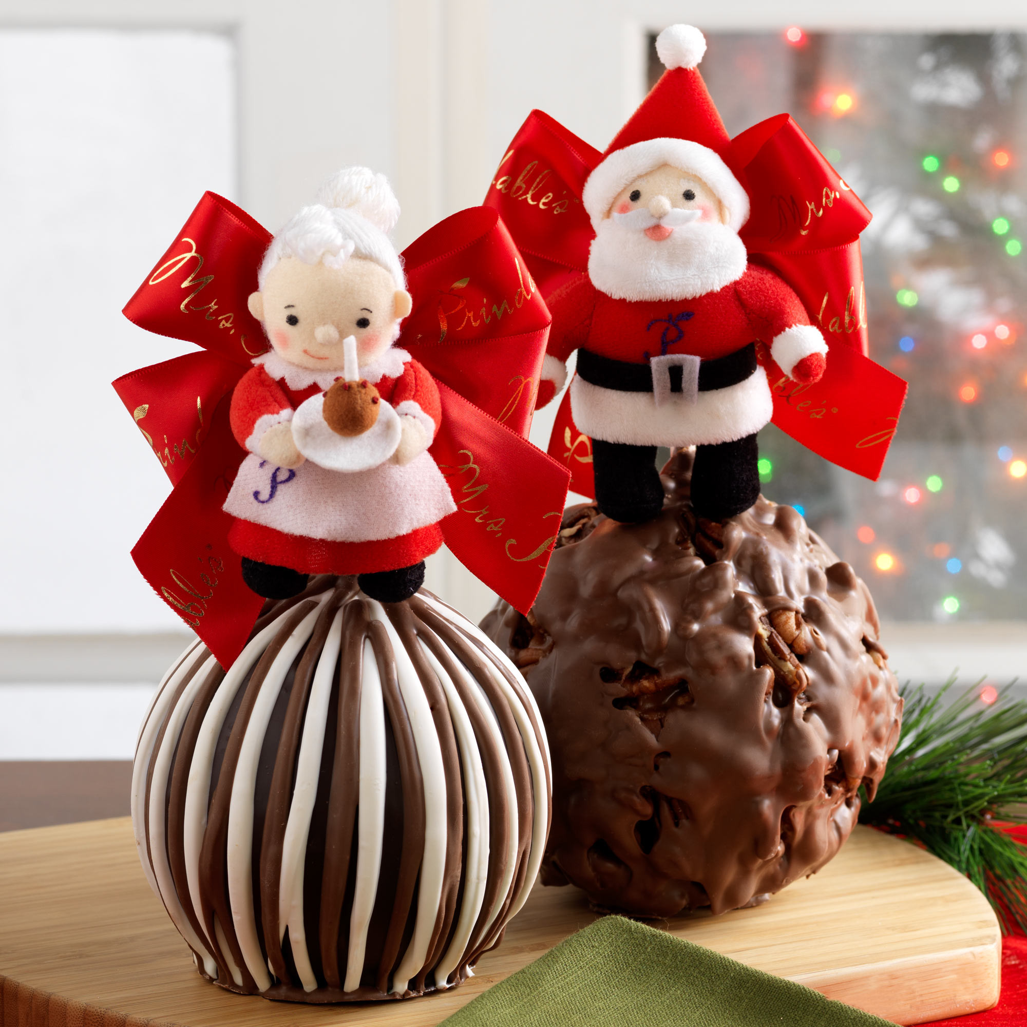 Gourmet Christmas Candy
 MrMrsClaus Mrs Prindables apples