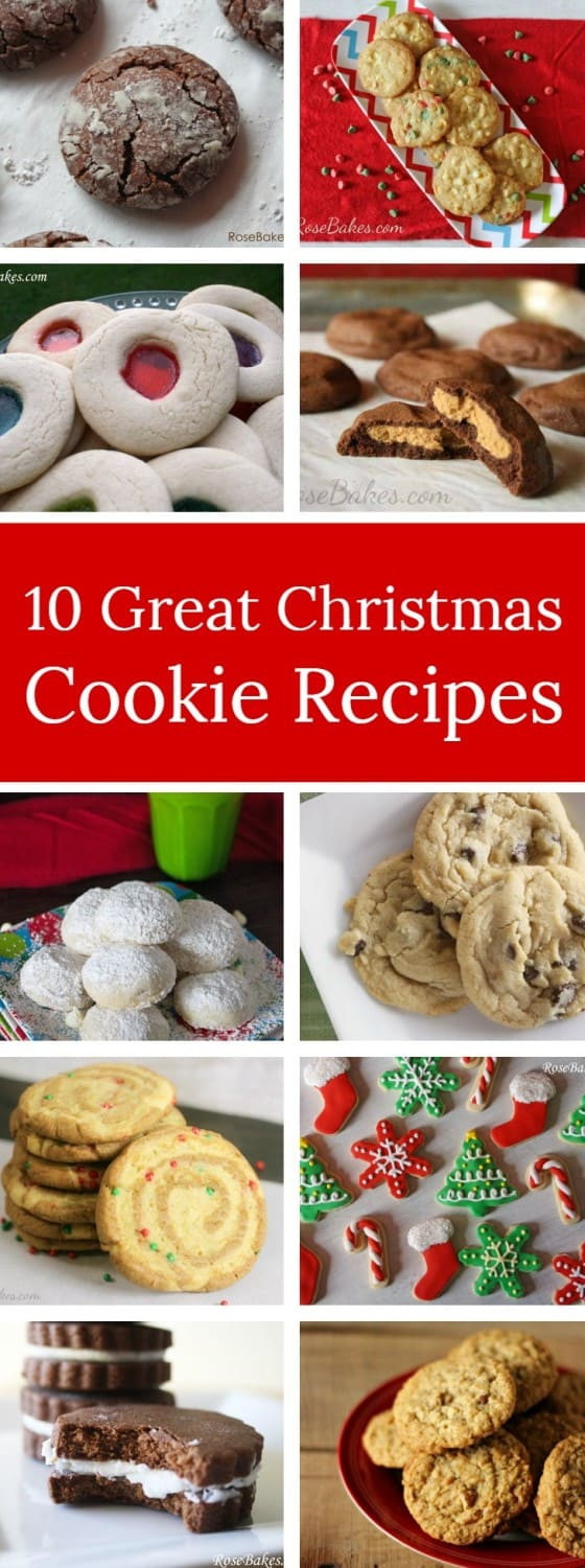 Great Christmas Cookies
 10 Great Christmas Cookie Recipes Rose Bakes
