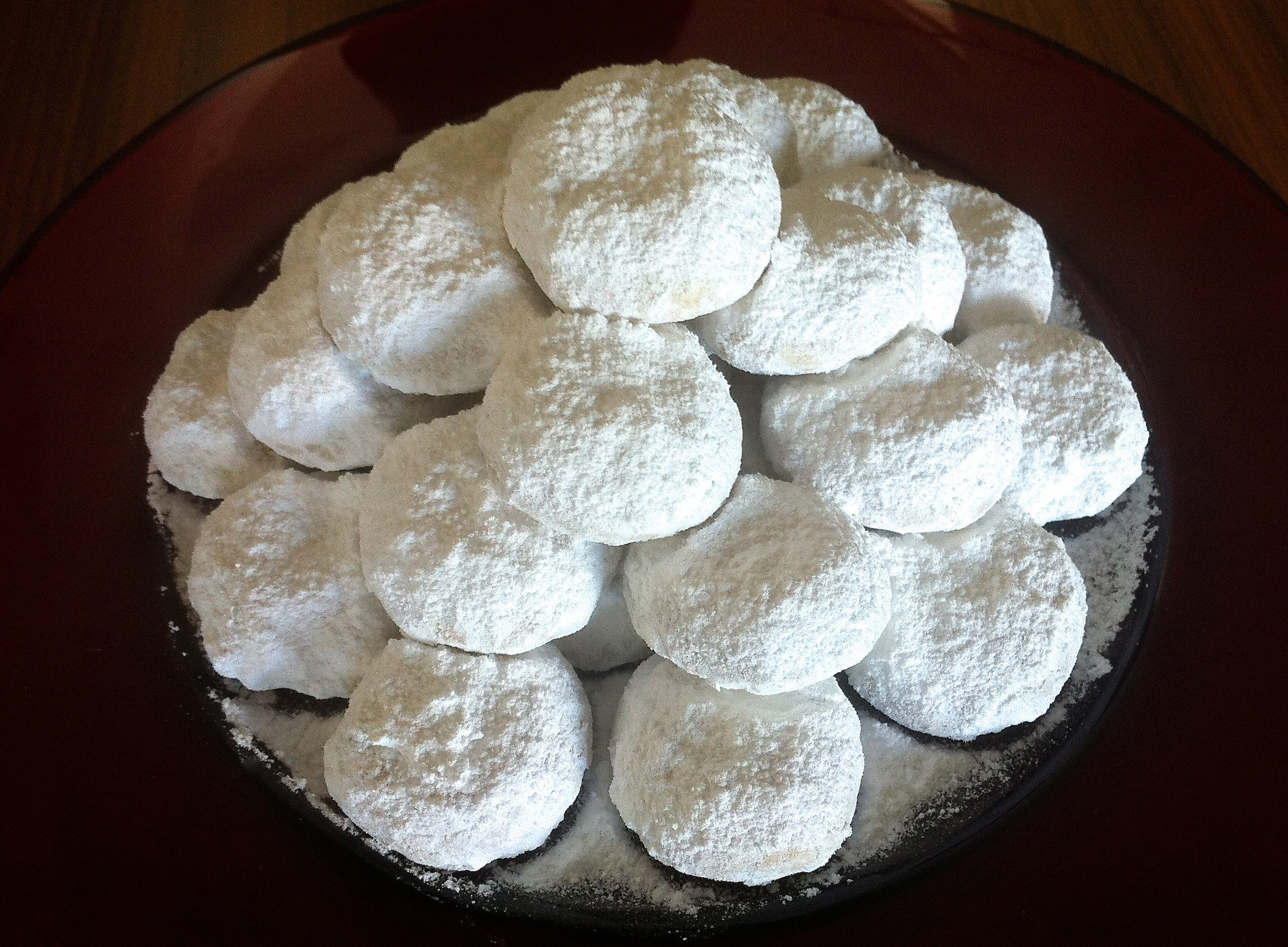 Greek Christmas Cookies
 Traditional Kourampiedes Kourabiethes Greek Christmas