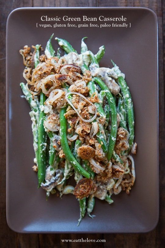 Green Bean Casserole Thanksgiving
 Vegan Green Bean Casserole