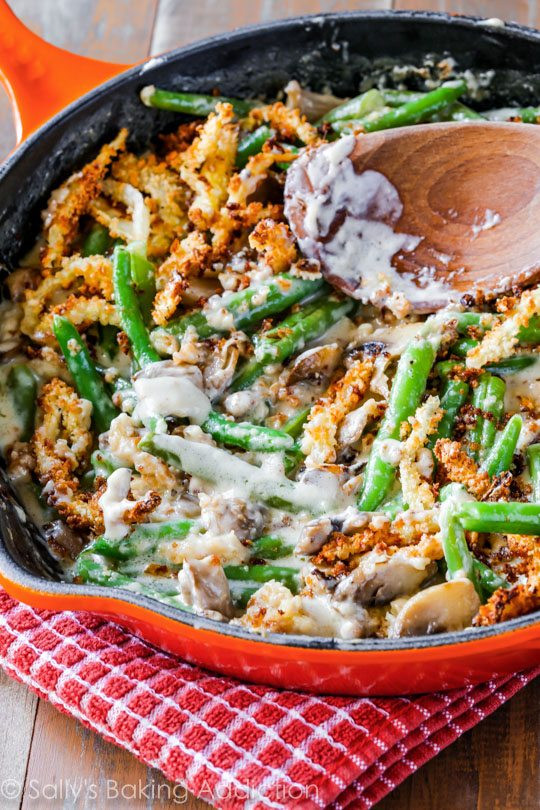 Green Bean Casserole Thanksgiving
 Sallys Baking Addiction Creamy Green Bean Casserole from