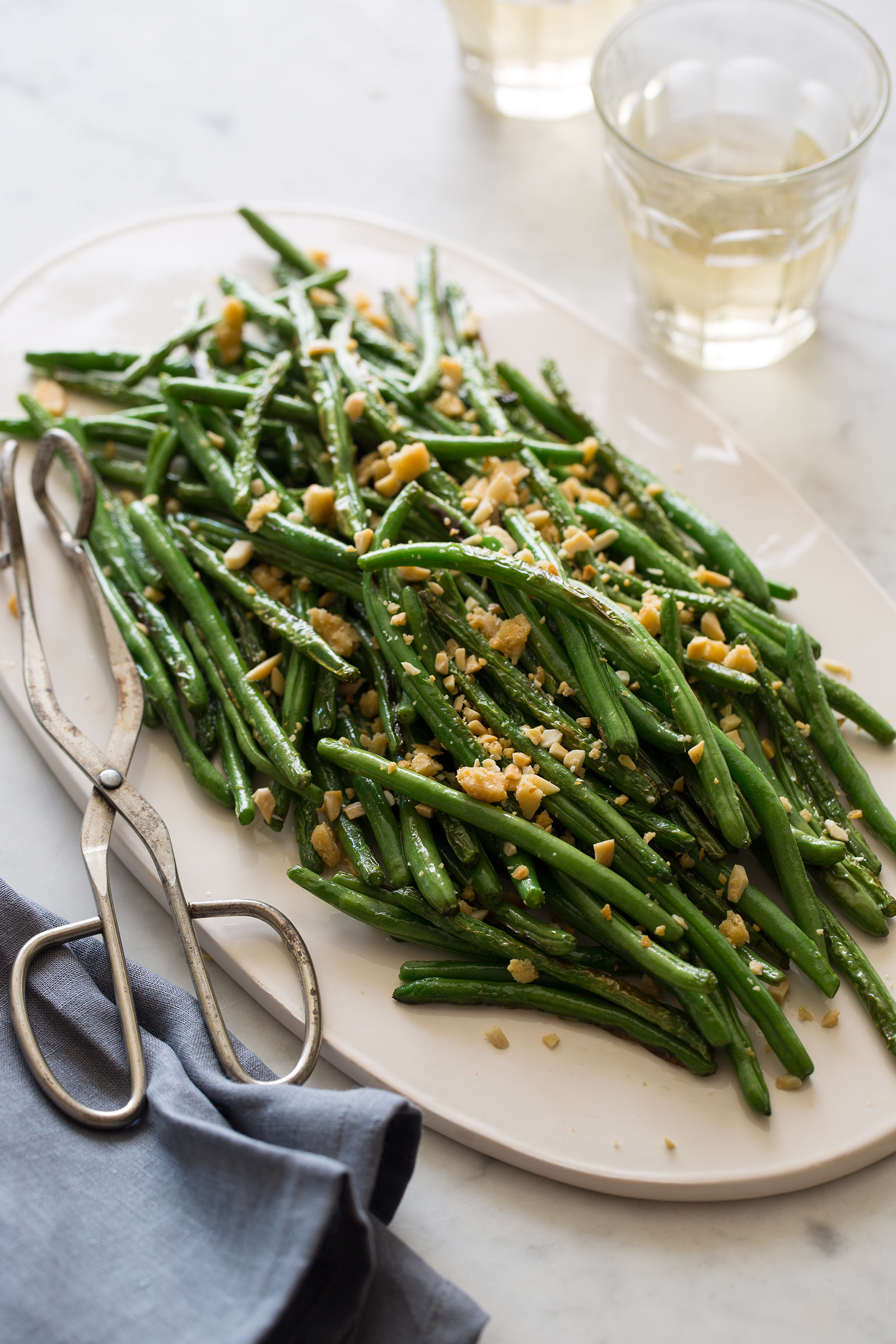 Green Bean Thanksgiving Side Dishes
 Lightly Roasted Green Beans Side dish recipe