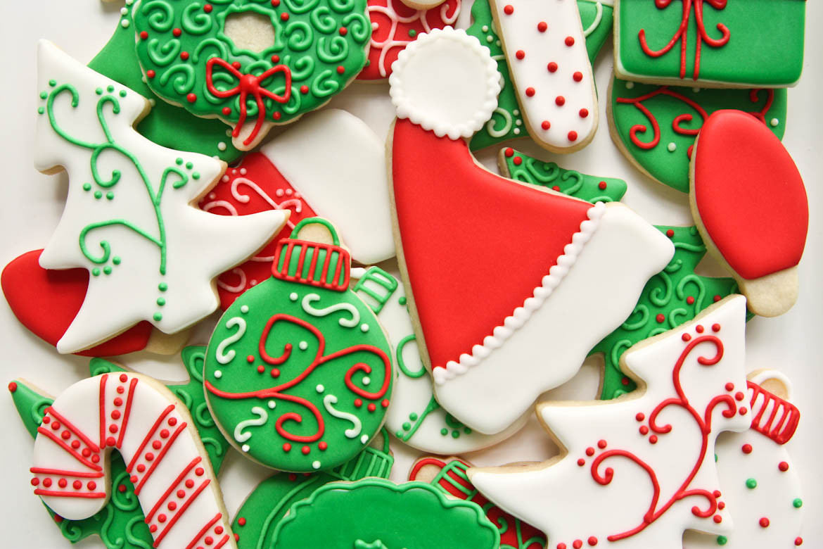 Green Christmas Cookies
 Red & Green Christmas Cookies