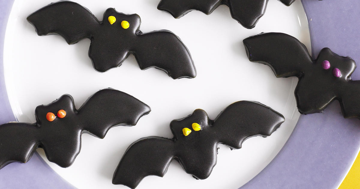 Halloween Bat Cookies
 Halloween Black Bat Cookies