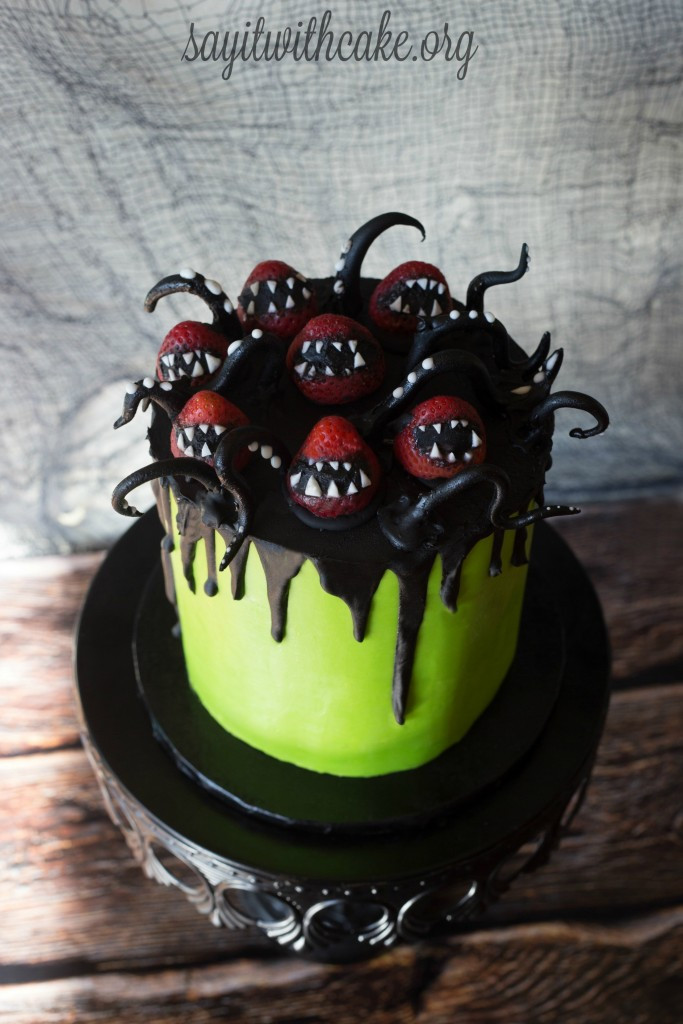 Halloween Bday Cakes
 Creepy Halloween Cake – Say it With Cake