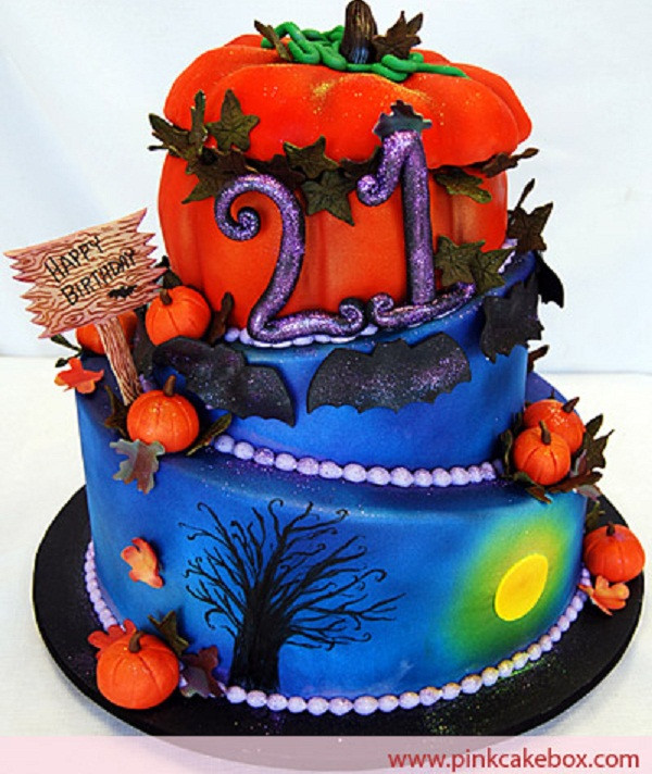 Halloween Birthday Cake
 Halloween Birthday Cakes Cathy