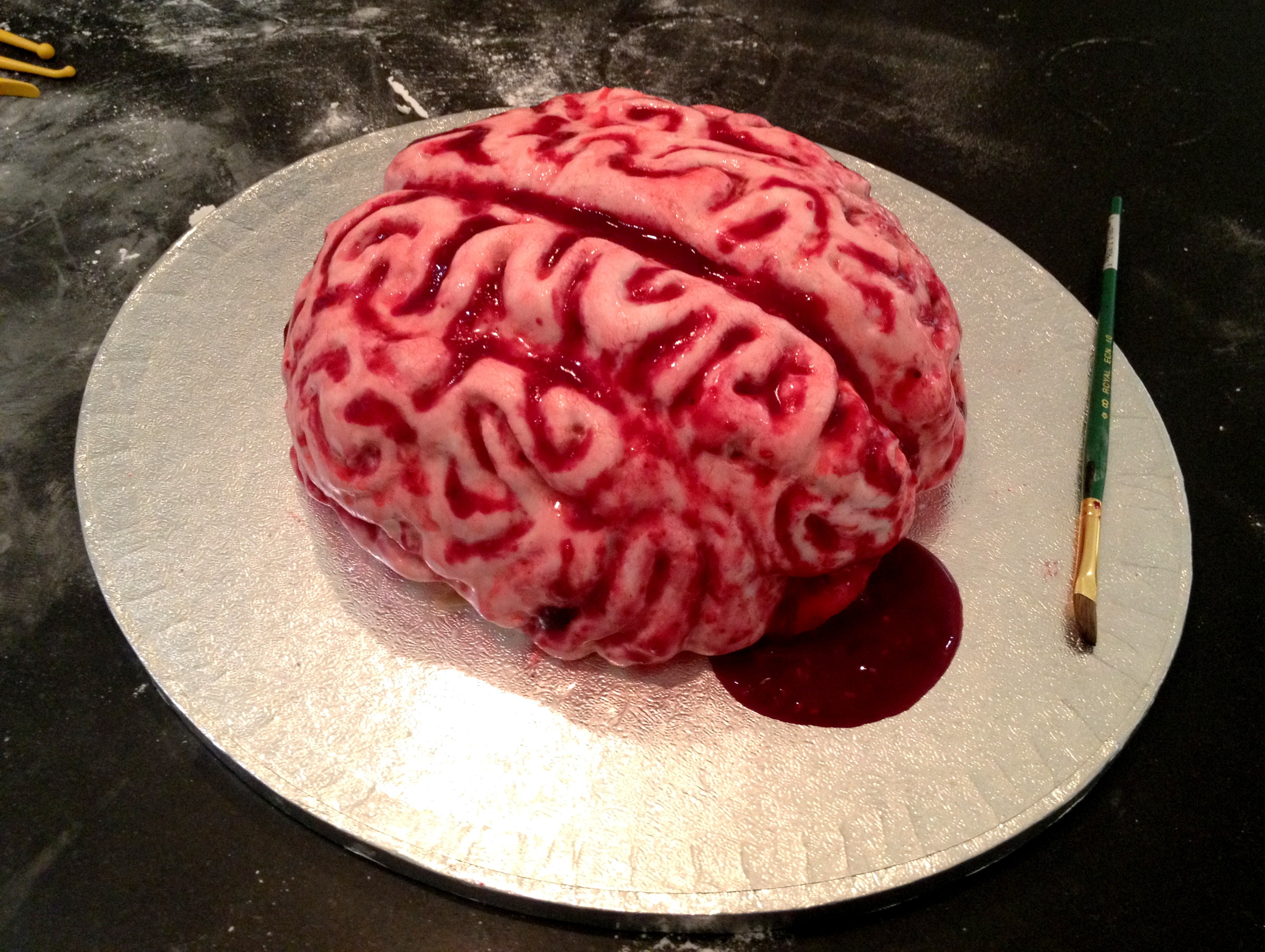 Halloween Brain Cakes
 The Great Scaryish Bake f part 2 “Can I pick your