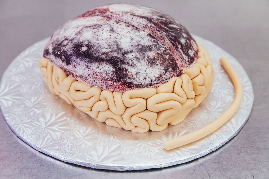 Halloween Brain Cakes
 How To Make A Red Velvet Brain Cake For Halloween