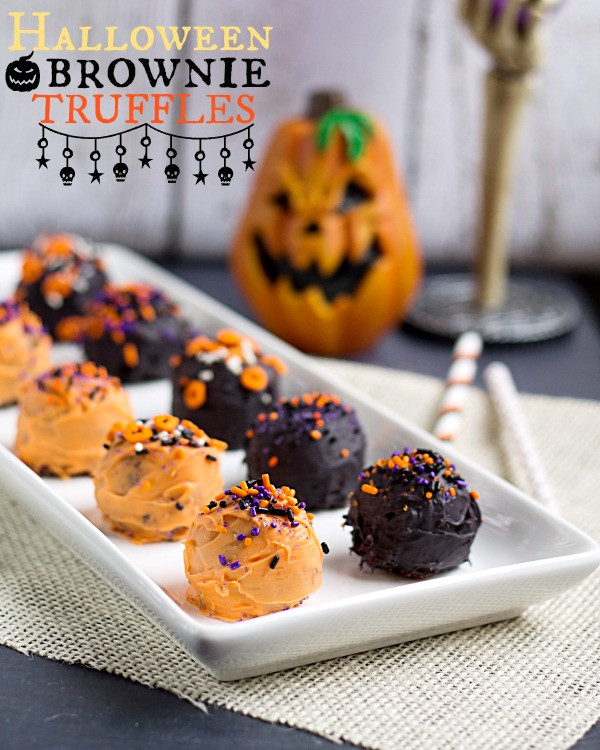 Halloween Brownies Recipes
 Halloween Brownie Truffles