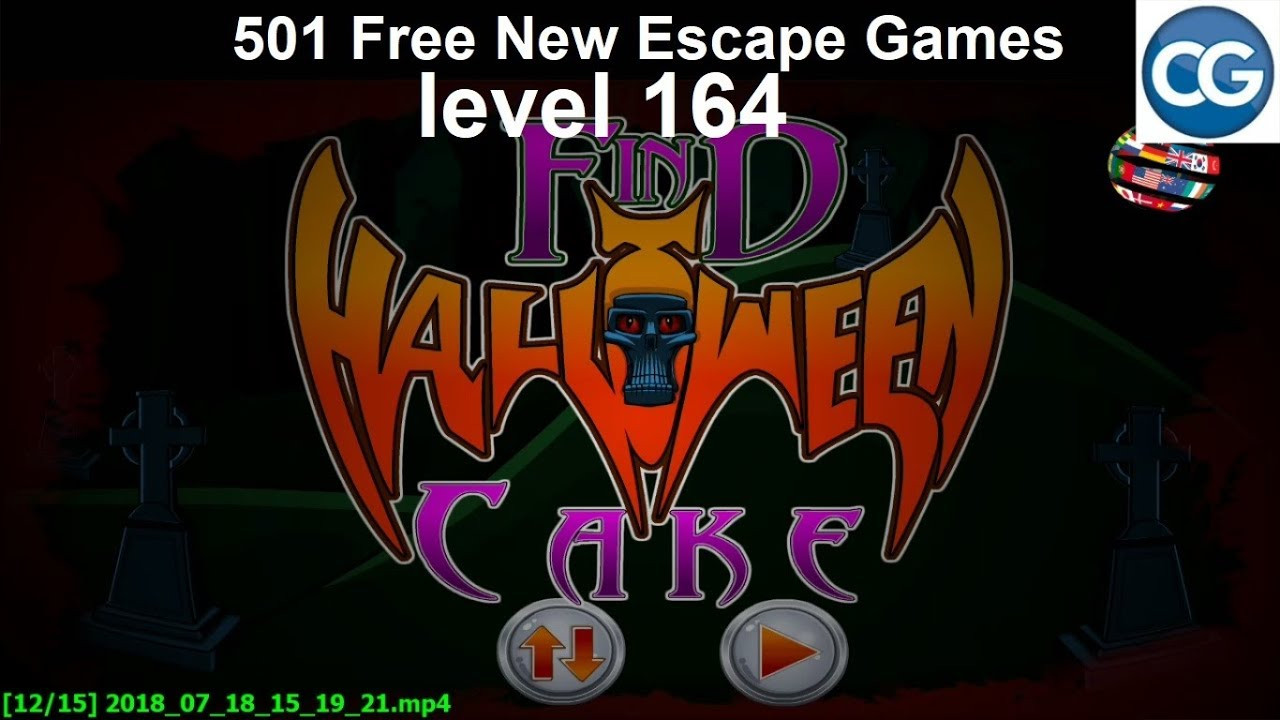 Halloween Cakes Games
 [Walkthrough] 501 Free New Escape Games level 164 Find