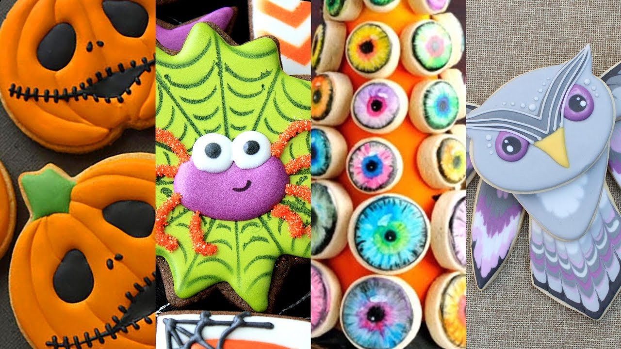 Halloween Cookies Decorations
 BEST HALLOWEEN COOKIES Cookie Decorating Video