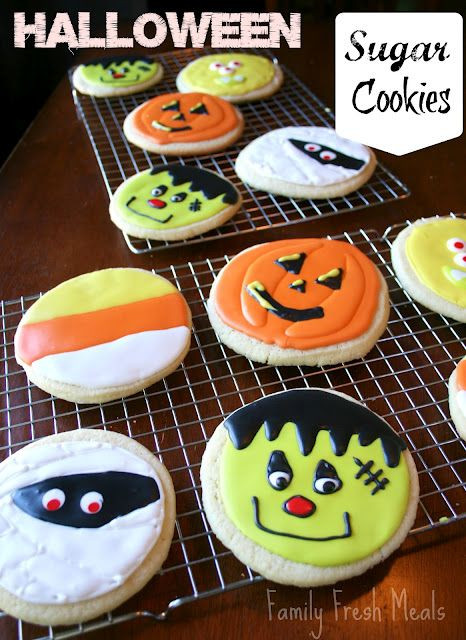 Halloween Cookies Pinterest
 1000 ideas about Halloween Sugar Cookies on Pinterest