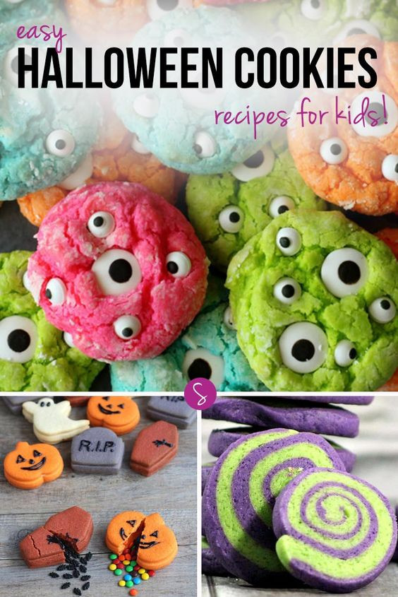 Halloween Cookies Recipes Easy
 Easy Halloween Cookie Recipes for Kids to Make and Eat