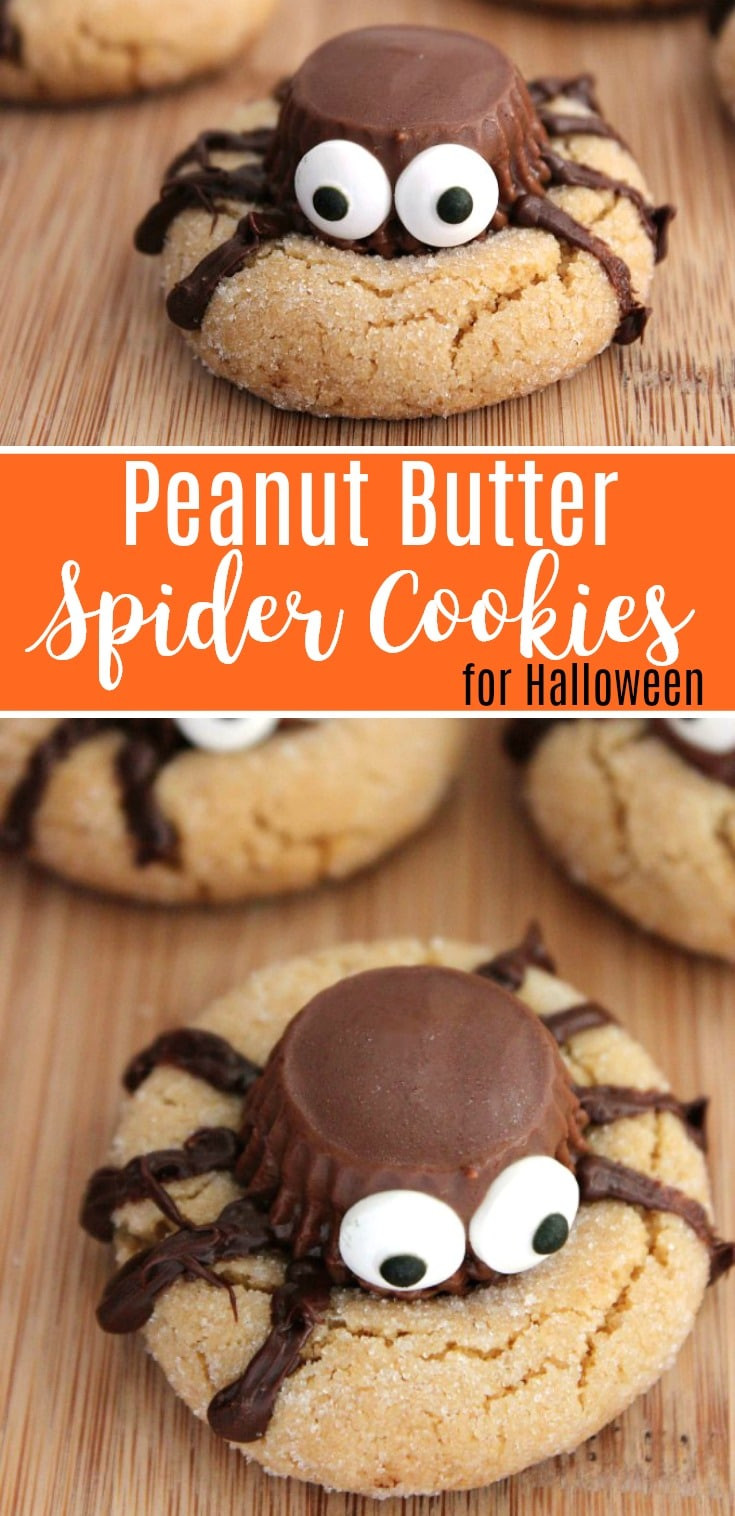 Halloween Cookies Recipes
 Halloween Peanut Butter Spider Cookies Recipe
